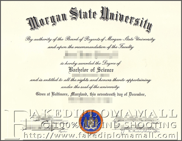 Morgan State University degree, bachelor degree from Morgan State University