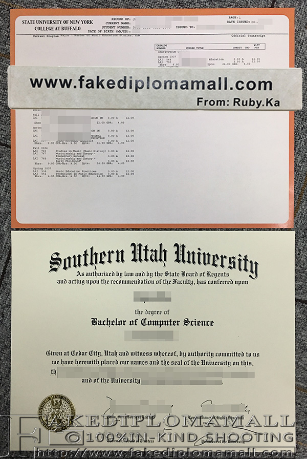 20190920154240 5d84f370473c1 Sample of Southern Utah University Fake Degree With Transcripts