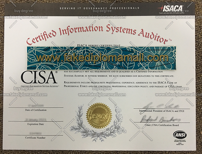 20190920154537 5d84f4214cc7f Certified Information Systems Audito (CISA) Fake Certificate Sample We Have