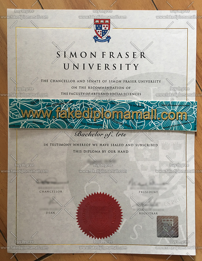 SFU diploma, SFU degree, Simon Fraser University degree