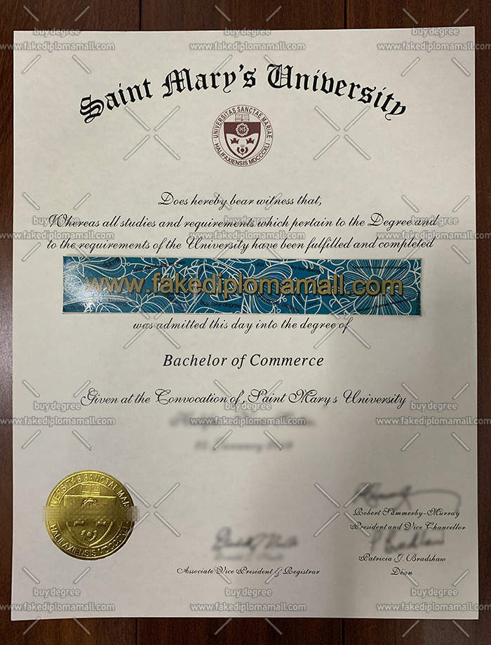 Saint Mary's University fake diploma