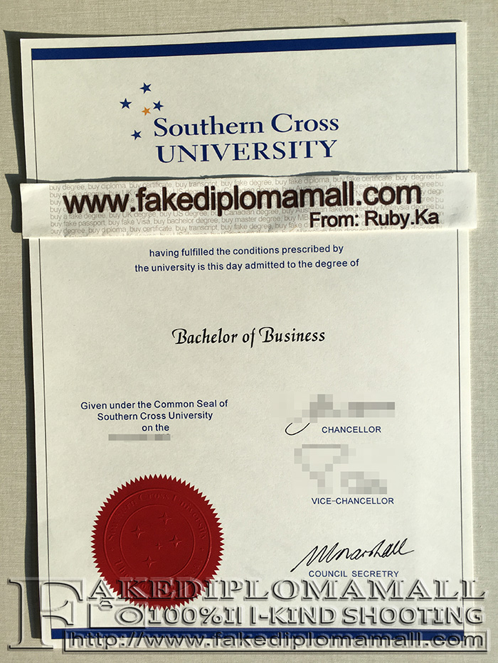 buy fake Southern cross university diploma
