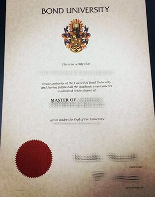 Bond University Fake Diploma 315x400 Samples