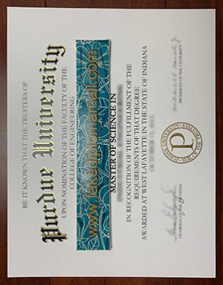 Purdue University degree certificate 313x400 Samples