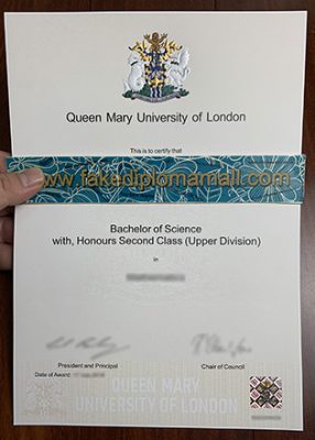 Queen Marry University of London Degree Certificate 286x400 Samples