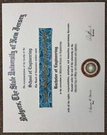 Order Rutgers University School of Engineering Fake Degree Certificate ...