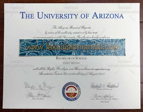 The University of Arizona Fake Diploma | Best Site To Get Fake Diploma