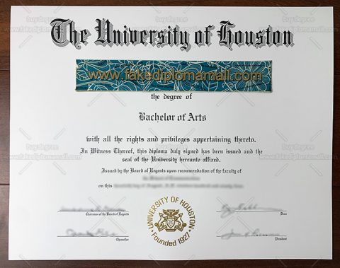 University of Houston Fake Diploma Sample | Best Site to Buy Fake Diploma