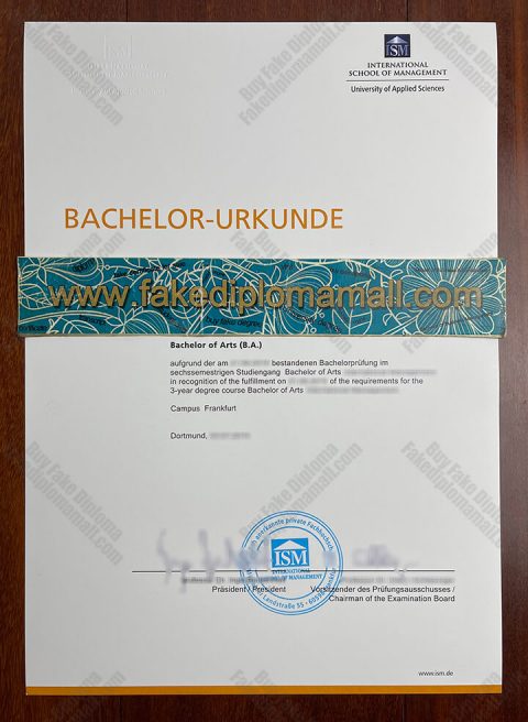 Ism Fake Diploma 